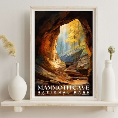 Mammoth Cave National Park Poster, Travel Art, Office Poster, Home Decor | S6 - image6